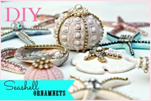 Seashell Ornaments and the supplies to make your own!
