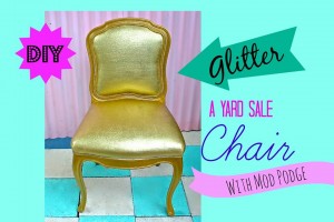 glitter chair