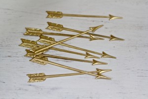 Brass Arrows Set of Three