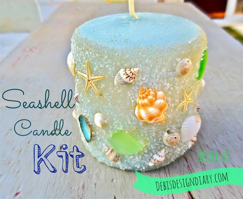 DIY Mermaid Shell Candle Making Kit for Kids