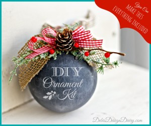 DIY  Chalk Ornament Kit