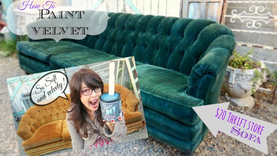 How to paint a couch or upholstery Debis Design Diary